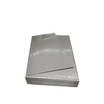 Galvanized checkered plate