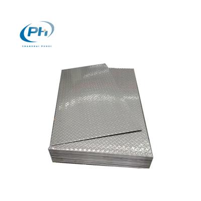 Galvanized checkered plate